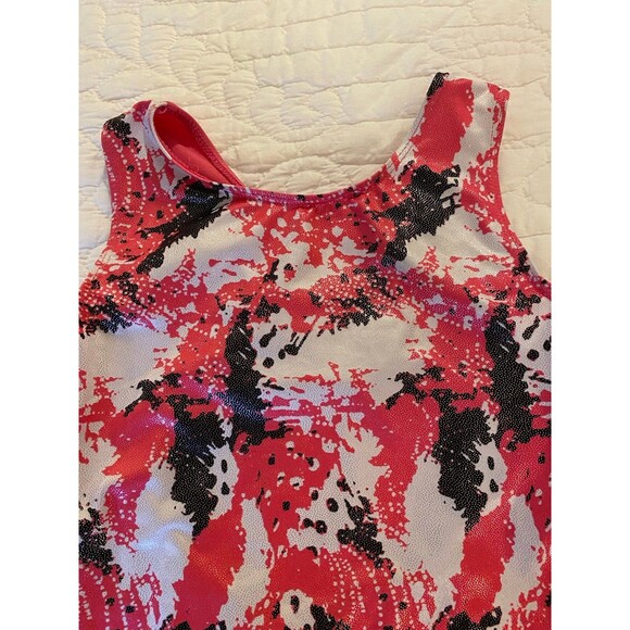 Womens Swimsuit One Piece Sz 14 Pink Sparkly Actionback Competition  Dive Beach - Picture 3 of 9